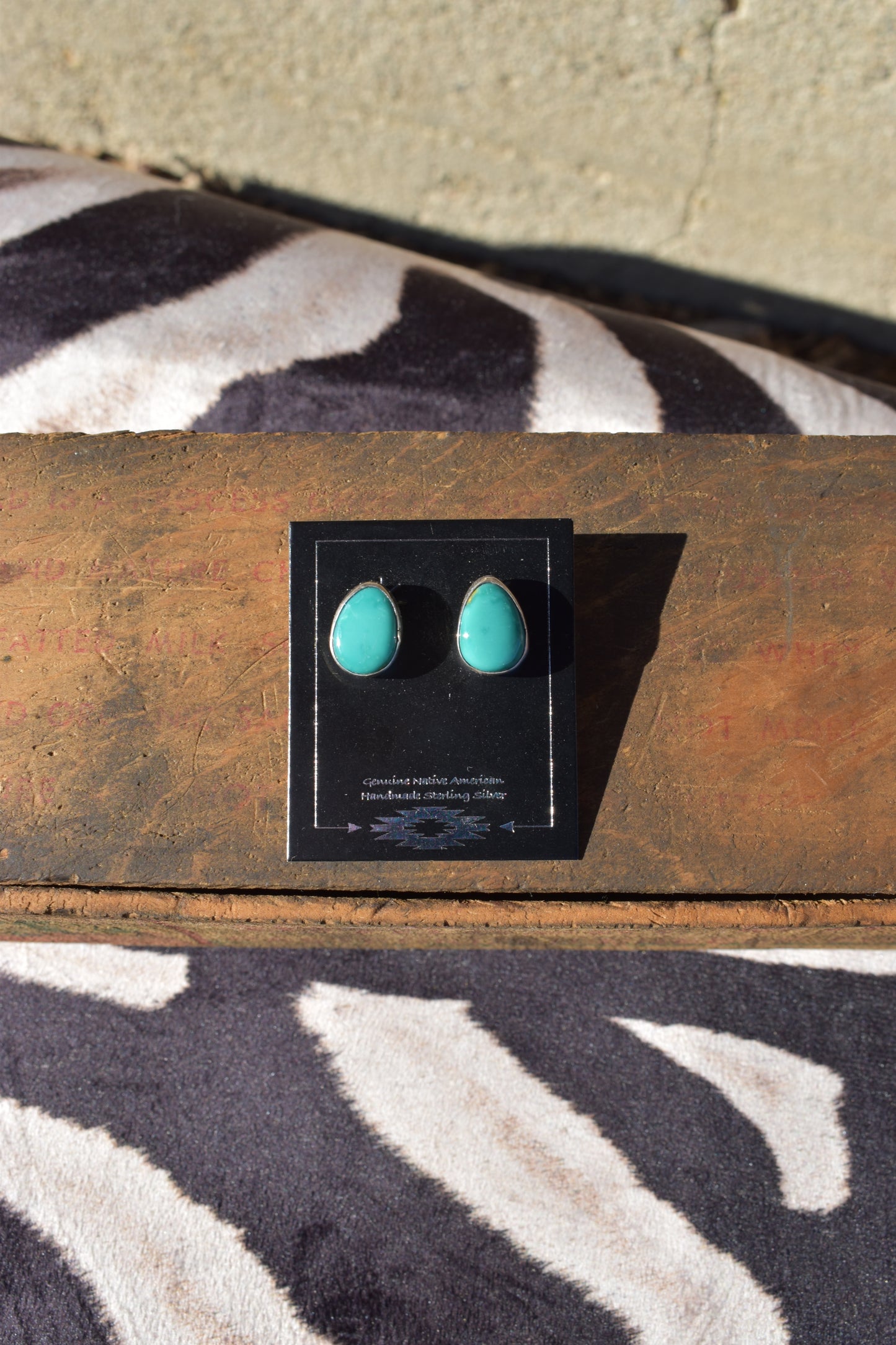 Turquoise teardrops