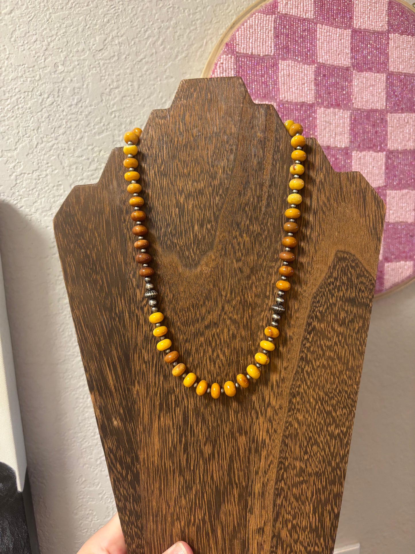 Yellow Opal Necklace