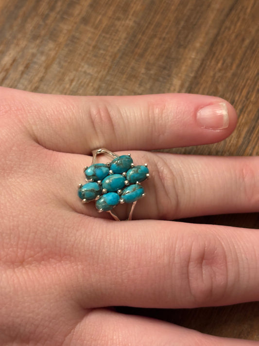 Turquoise mini cluster