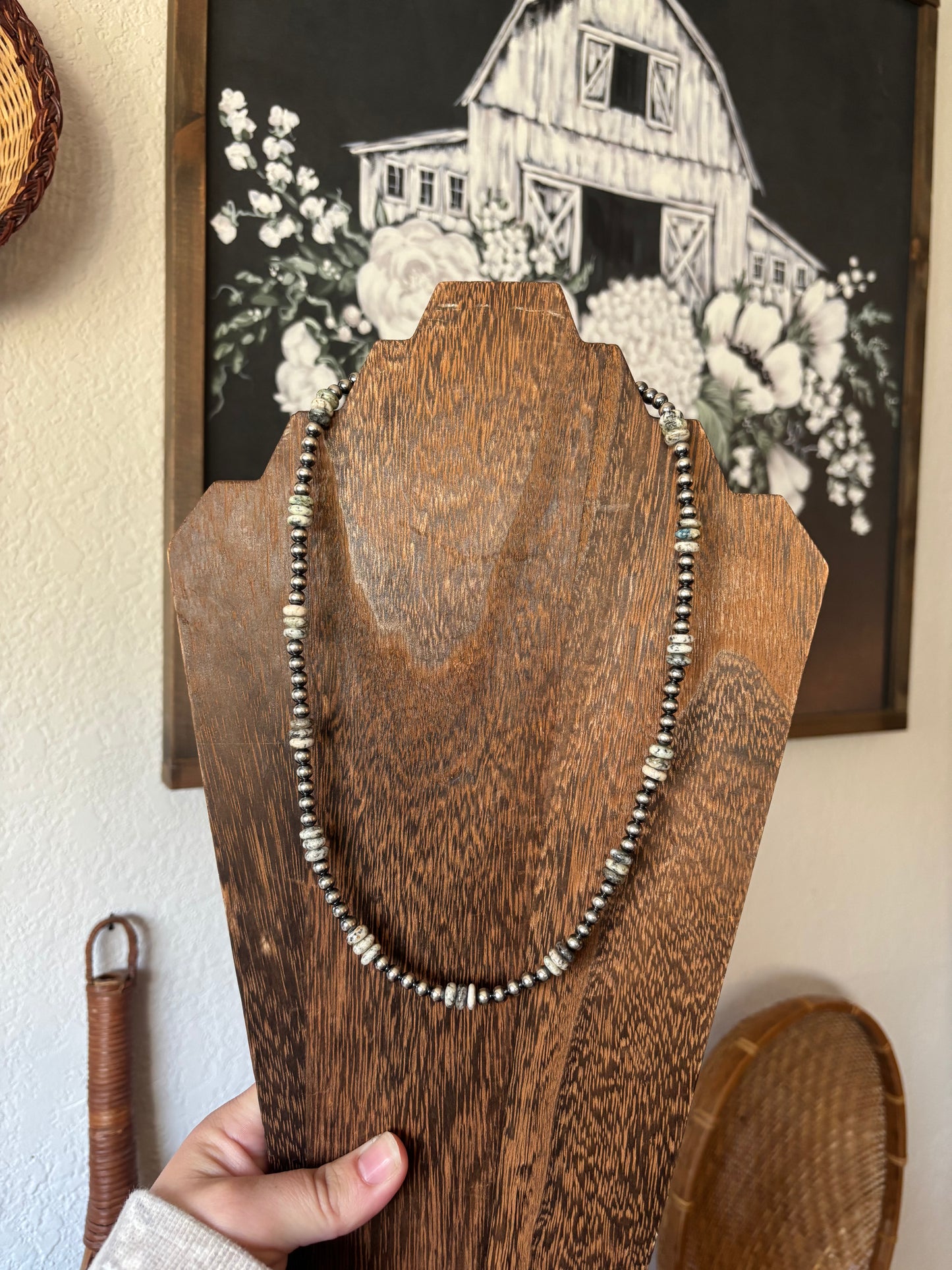 Azurite + Pearls