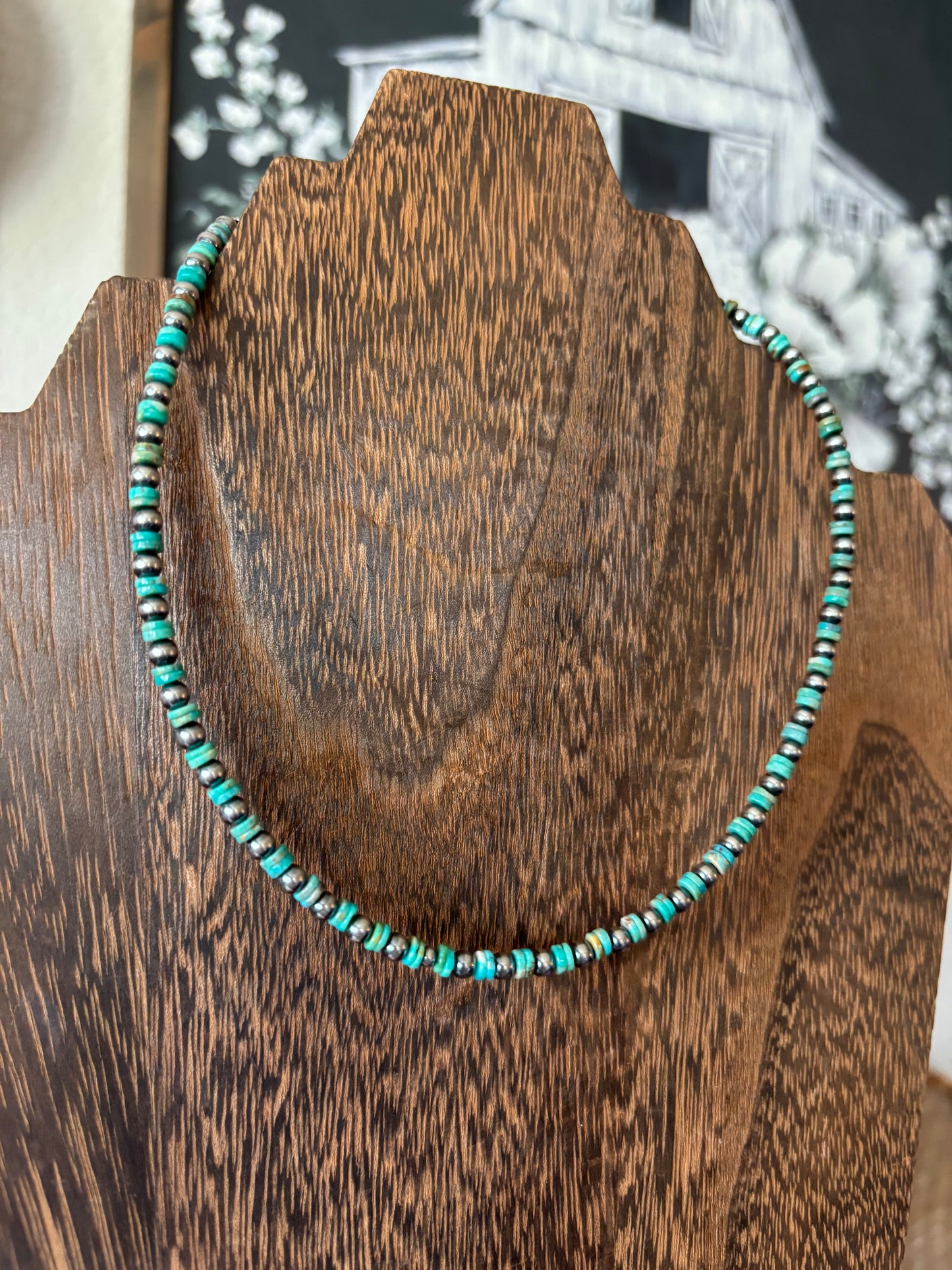 Turquoise Heishi Choker