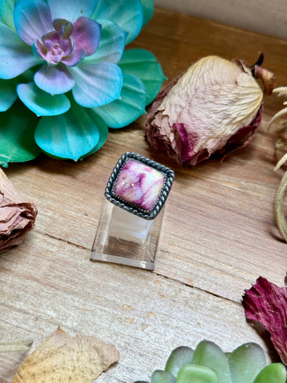 ring mj square purple