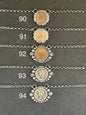 90 - Sterling Silver Indian Head Penny Framed Fixed Chain Necklace by Jason Ogg
