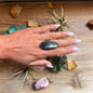 MJ Ring -White Buffalo Adjustable Ring