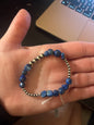 Blue Lapis + pearls