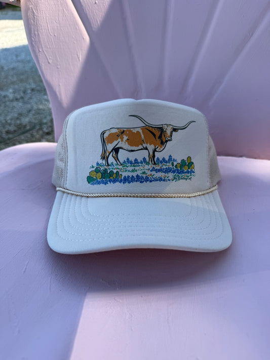 CACTUS LONGHORN CAP: SAND