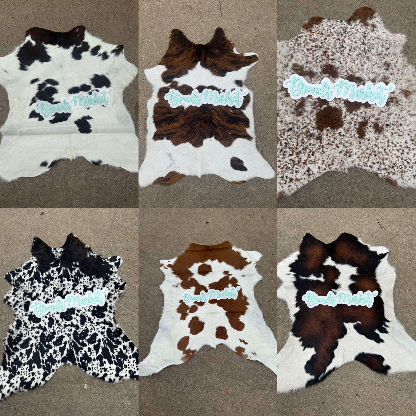 3’ Cowhide Rugs