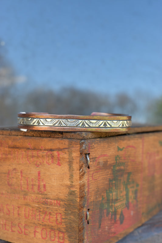 Sterling + Copper Cuffs