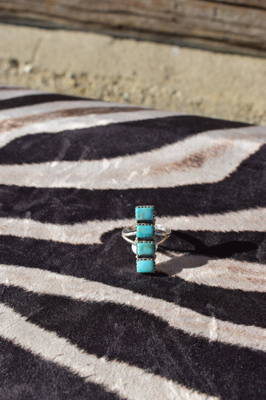 4 stone Turquoise