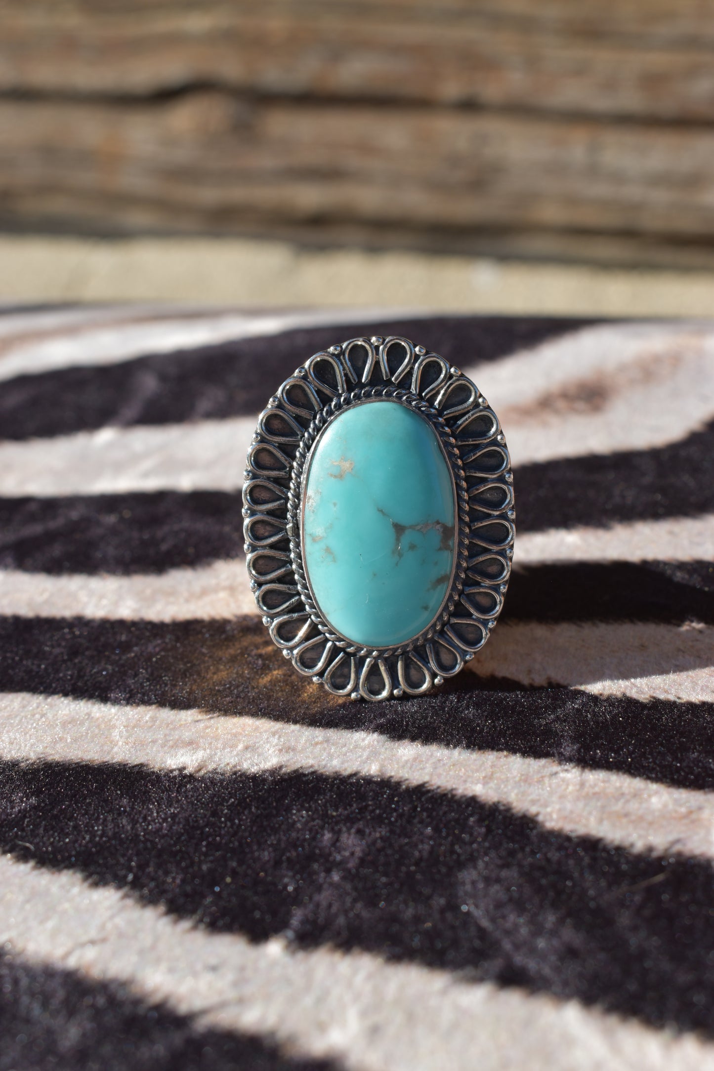 Large turquoise ring