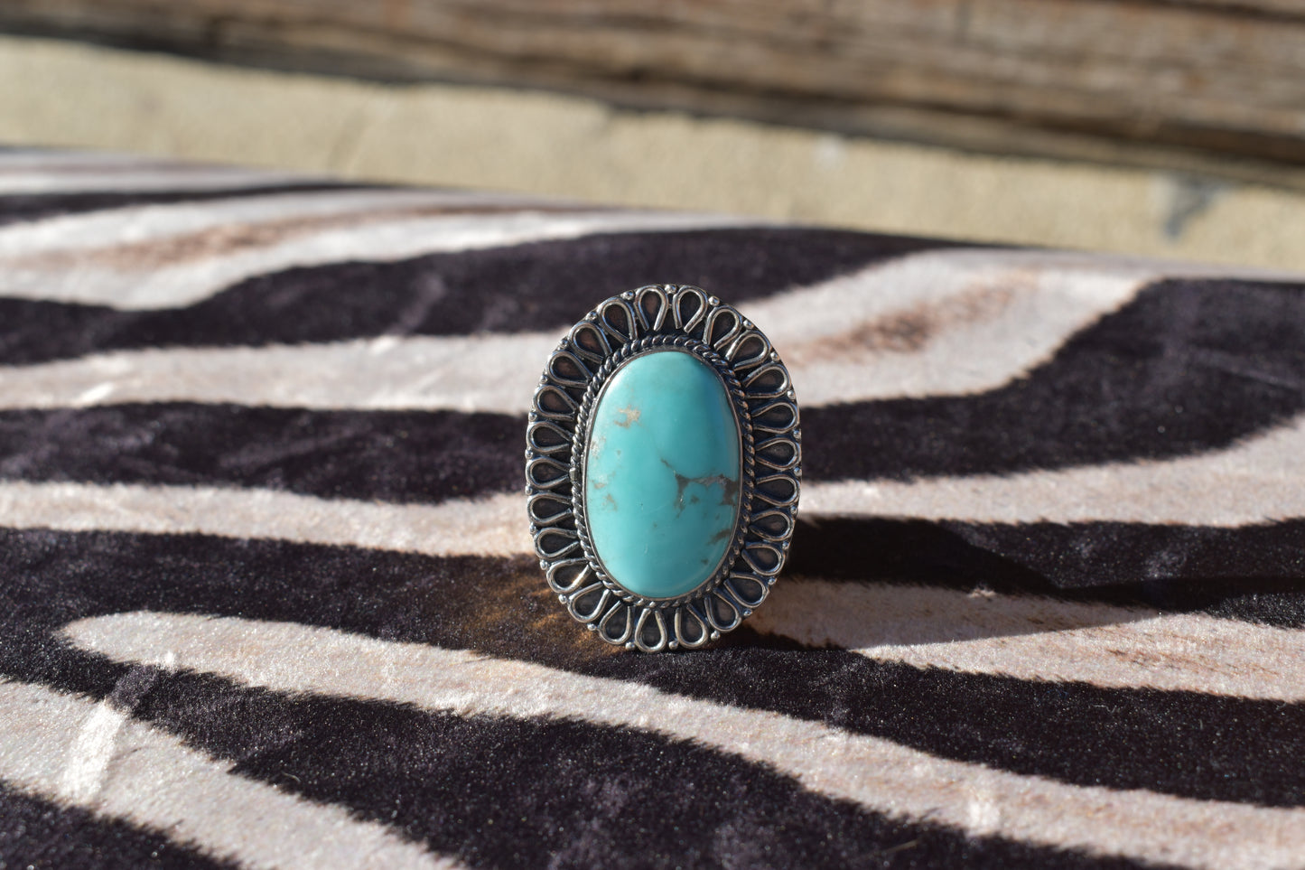 Large turquoise ring