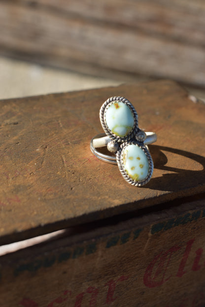 Palomino 2 stone ring