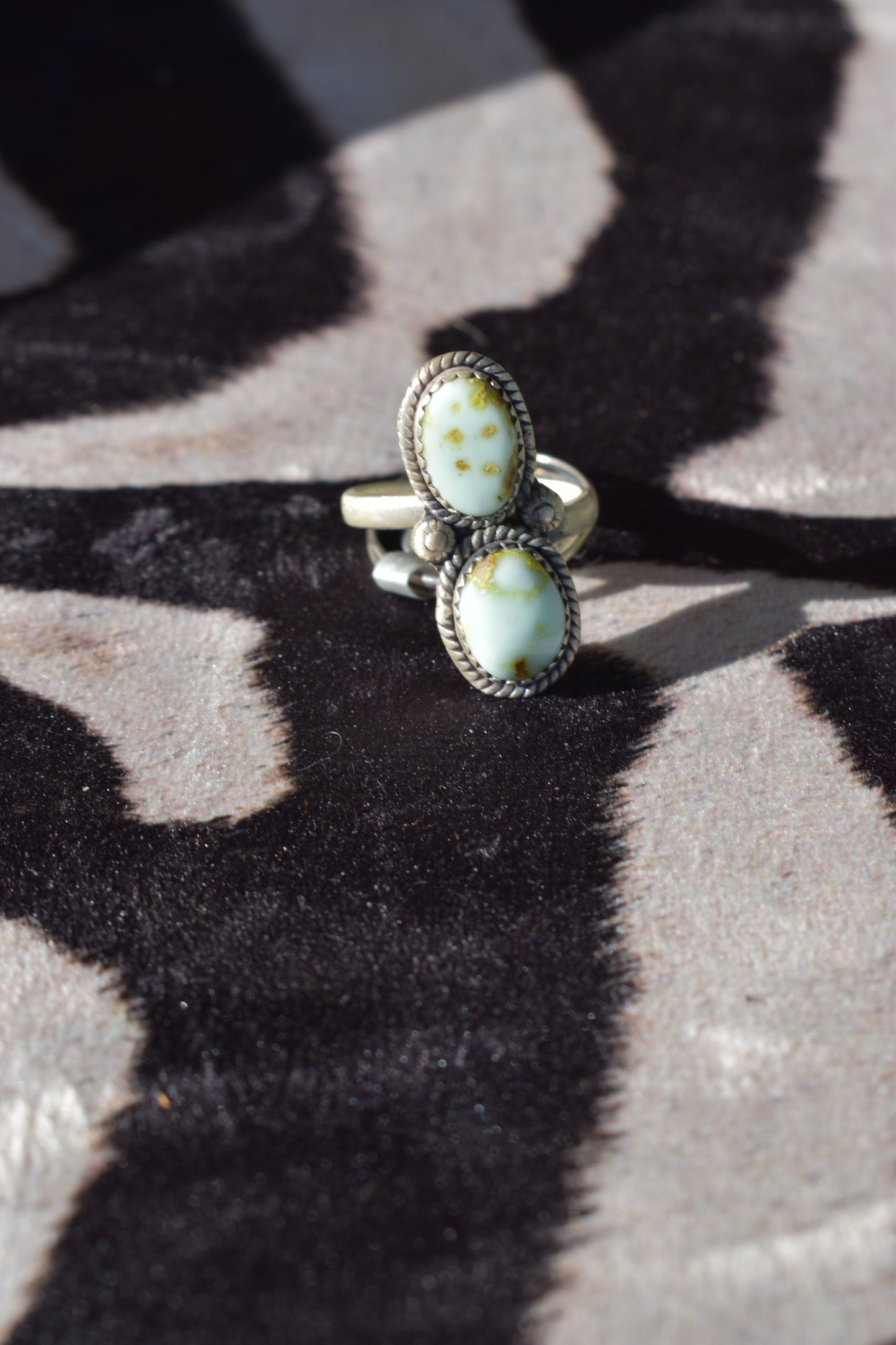 Palomino 2 stone ring