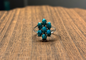 Turquoise mini cluster