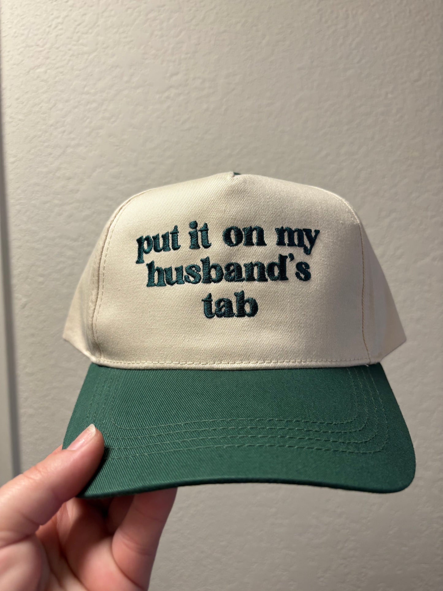 Husband’s tab