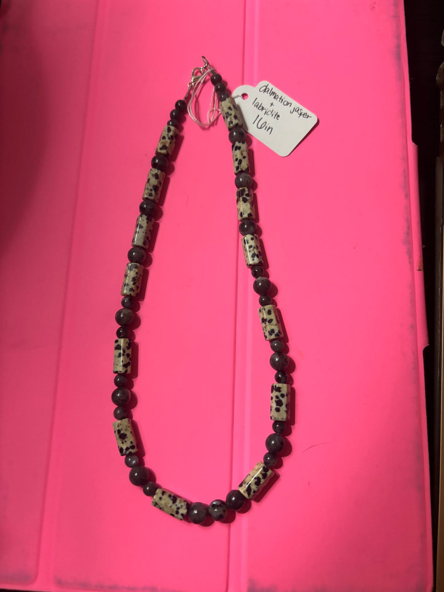Dalmatian Jasper + labridite ￼