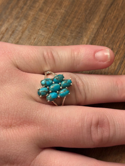 Turquoise mini cluster