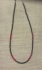 Pink Faceted Opal Necklace