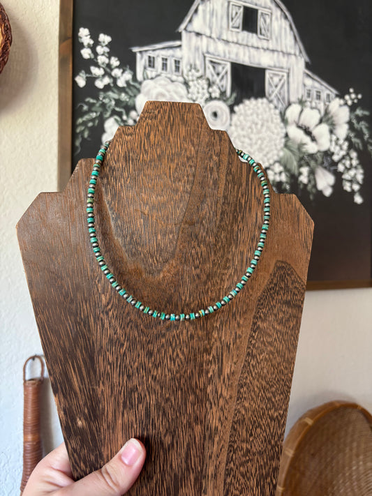 Turquoise Heishi Choker
