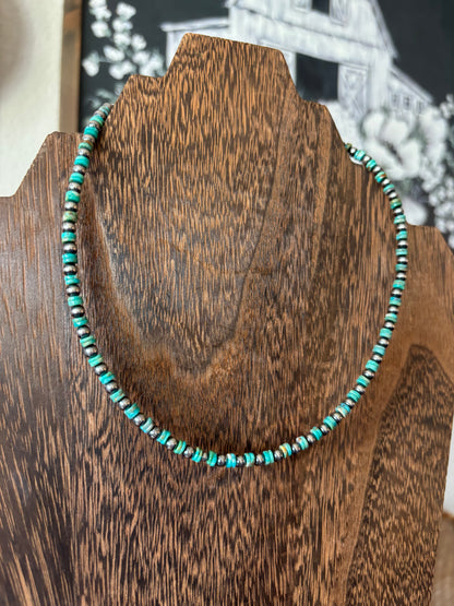 Turquoise Heishi Choker