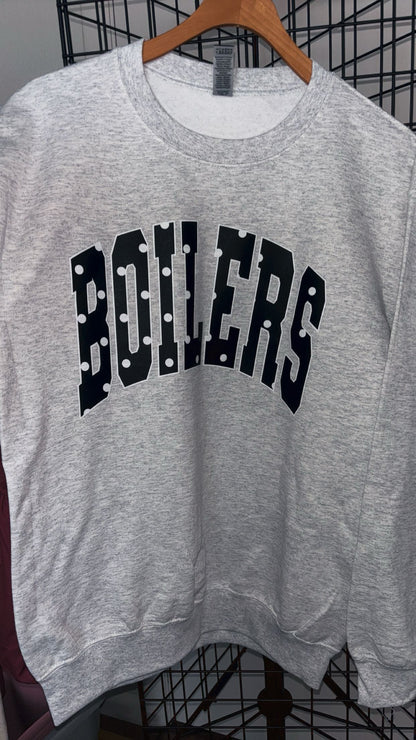 BOILERS Polka Dot Crew
