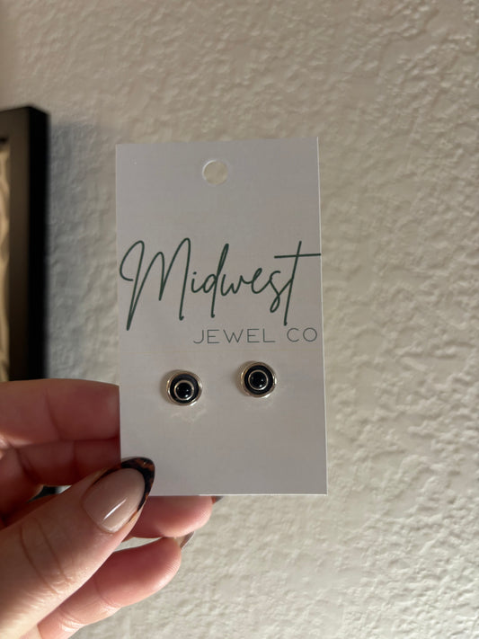 Black Onyx Studs